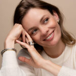 Ti Sento Pavé Stream of Rectangular Shapes Bangle Βραχιόλι - Image 2