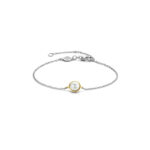 Ti Sento Gold Charm Pearl Βραχιόλι