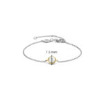 Ti Sento Gold Charm Pearl Βραχιόλι - Image 4