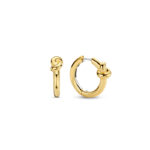 Ti Sento Elegant Gold Knot Κρικάκια