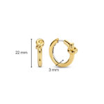 Ti Sento Elegant Gold Knot Κρικάκια - Image 5