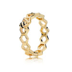 Pandora Honeybee Gold Δαχτυλίδι