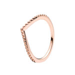 Pandora Beaded Wishbone Rose Δαχτυλίδι