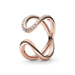 Pandora Moments Wrapped Open Infinity Rose Δαχτυλίδι