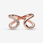 Pandora Moments Wrapped Open Infinity Rose Δαχτυλίδι - Image 4