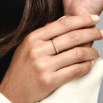 Pandora Signature Logo Bar Stacking Rose Δαχτυλίδι - Image 4