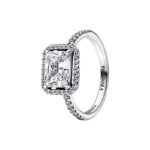 Pandora Timeless Rectangular Sparkling Halo Δαχτυλίδι