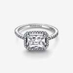Pandora Timeless Rectangular Sparkling Halo Δαχτυλίδι - Image 3