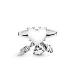 Pandora Anchor, Shell & Feather Heart Δαχτυλίδι - Image 2