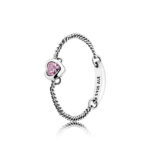 Pandora Pink Spirited Heart Chain Δαχτυλίδι