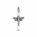 Pandora Sparkling Dragonfly Open Δαχτυλίδι - Image 2