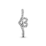 Pandora Timeless Sparkling Wishbone Heart Δαχτυλίδι - Image 2