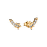 Pandora Shooting Star Pavé Stud Σκουλαρίκια