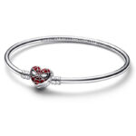 Pandora Moments Marvel Spider-Man Mask Clasp Bangle Βραχιόλι