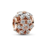 Pandora Sparkling Herbarium Cluster Round Rose Σύμβολο
