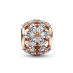 Pandora Sparkling Herbarium Cluster Round Rose Σύμβολο - Image 2