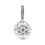 Pandora Sparkling Snowflake Double Dangle Σύμβολο - Image 2