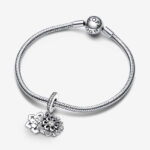Pandora Sparkling Snowflake Double Dangle Σύμβολο - Image 3
