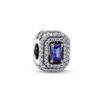 Pandora Blue Sparkling Levelled Rectangular Σύμβολο