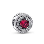 Pandora Red Sparkling Levelled Round Σύμβολο
