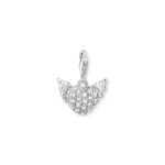 Thomas Sabo Winged Heart White Stones Silver Σύμβολο