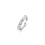 Ti Sento Row Opulent White Stones Δαχτυλίδι
