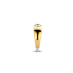 Ti Sento White Pearl Bold Gold Δαχτυλίδι - Image 4