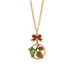 BySimon Xmas Collection Pine Cones Κολιέ