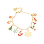 BySimon Xmas Collection Snowflakes Charms Βραχιόλι