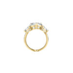 Chiara Ferragni First Love Three Stones Heart Gold Δαχτυλίδι - Image 4