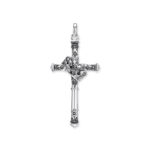 Thomas Sabo Majestic Cross & Crown Silver Μενταγιόν - Image 2