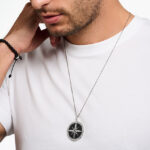 Thomas Sabo Compass Wind Onyx Silver Μενταγιόν - Image 4