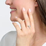 Thomas Sabo Snowflake White Stones Silver Δαχτυλίδι - Image 2