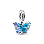 Pandora Κρεμαστό Σύμβολο Blue Murano Glass Butterfly
