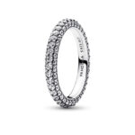 Pandora Timeless Pavé Single-row Sterling Silver Δαχτυλίδι