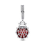 Pandora Σύμβολο Red Ladybird Dangle Charm - Image 2