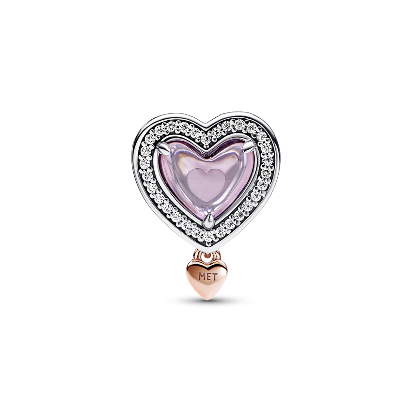 Pandora Σύμβολο Two-tone Openwork Mum & Heart Charm - Image 2