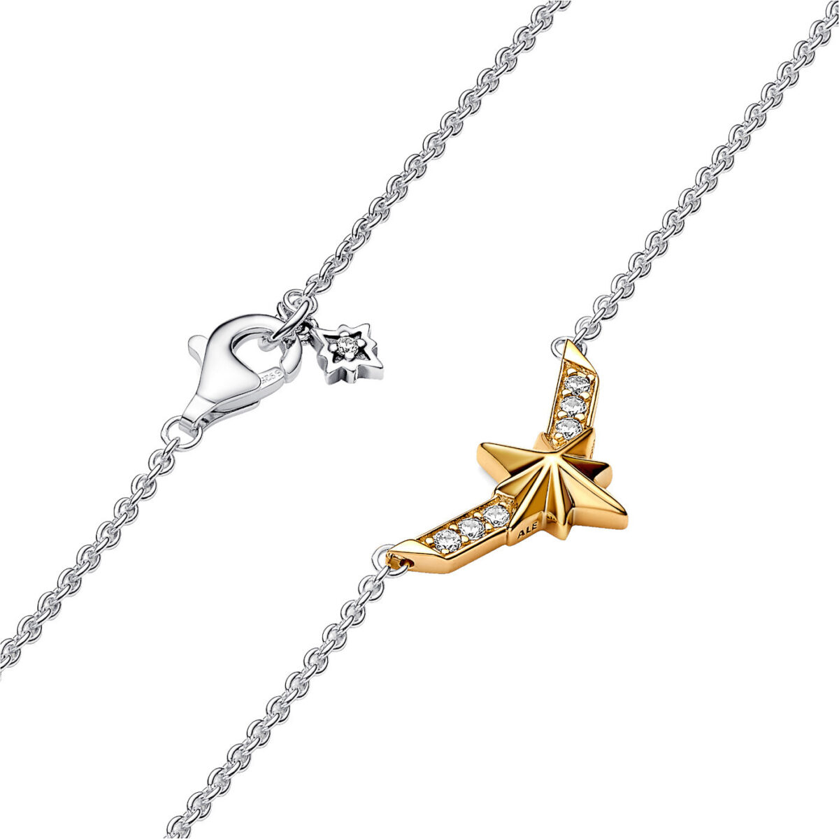 Pandora Κολιέ Ασήμι 925 με Επίστρωση Χρυσού και Κυβική Ζιρκόνια - Image 2