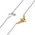 Pandora Κολιέ Ασήμι 925 με Επίστρωση Χρυσού και Κυβική Ζιρκόνια - Image 2