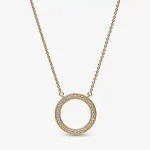 Pandora Κολιέ με Επίστρωση Χρυσού και Κυβική Ζιρκόνια