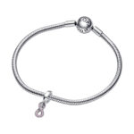 Pandora Σύμβολο Άπειρο Ασήμι 925 με Ροζ Τεχνητό Κρύσταλλο - Image 4