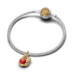 Pandora Κρεμαστό Σύμβολο Project House με Κόκκινο Κρύσταλλο - Image 4