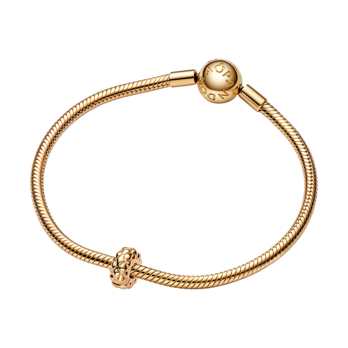 Pandora Κλιπ με Επίστρωση Χρυσού 14Κ - Image 4