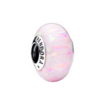 Pandora Σύμβολο Ασήμι 925 με Ροζ Οπάλιο