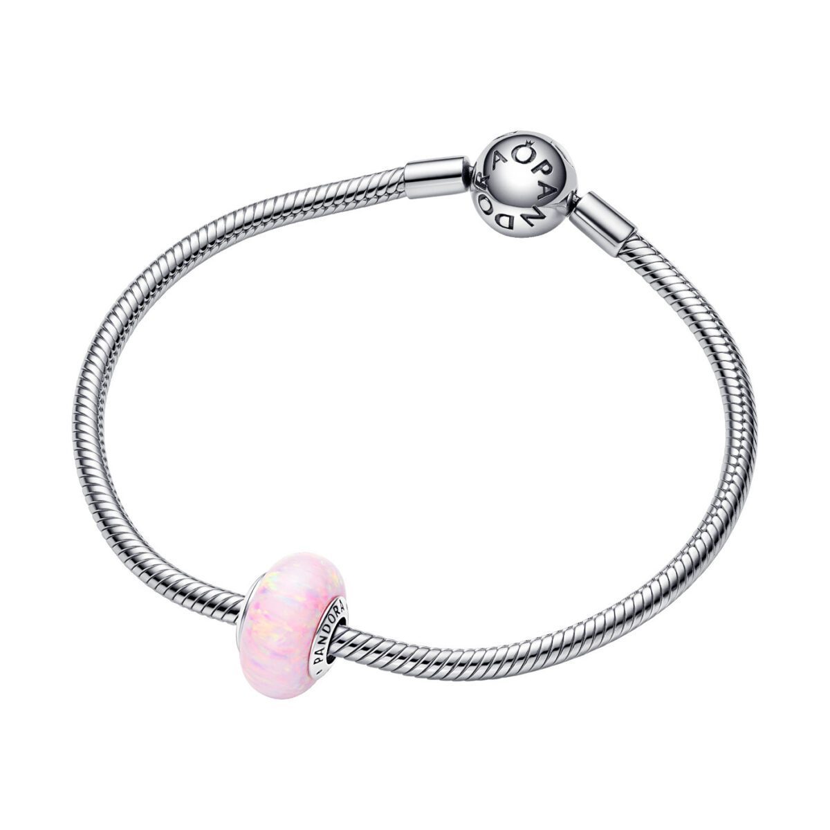 Pandora Σύμβολο Ασήμι 925 με Ροζ Οπάλιο - Image 4