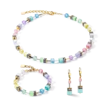 Coeur de lion Κολιέ GeoCUBE®Iconin Gentle Πολύχρωμο - Image 2