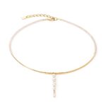 Coeur De Lion Κολιέ Drops Freshwater Pearls Gold
