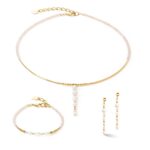 Coeur De Lion Κολιέ Drops Freshwater Pearls Gold - Image 2