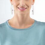 Coeur De Lion Σκουλαρίκια GeoCUBE® Iconic Boho Silver Multicolor - Image 2