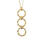 Boccadamo Gold Tone Torchon Κολιέ